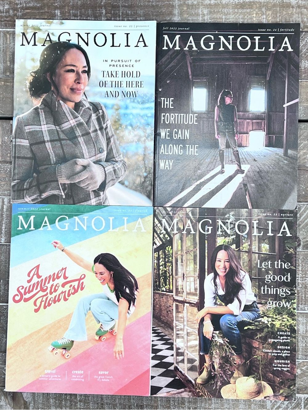 Magnolia Magazine Lot - Four Issues 22,23,24,25 (2022)